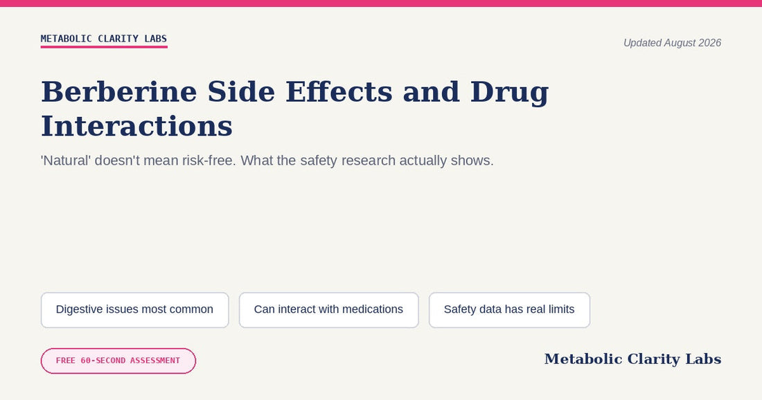 Berberine Side Effects and Drug Interactions — Metabolic Clarity Labs