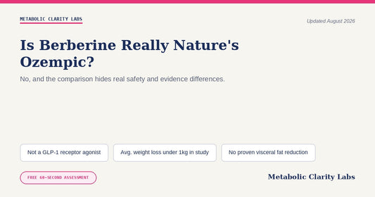 Is Berberine Really Nature's Ozempic? — Metabolic Clarity Labs