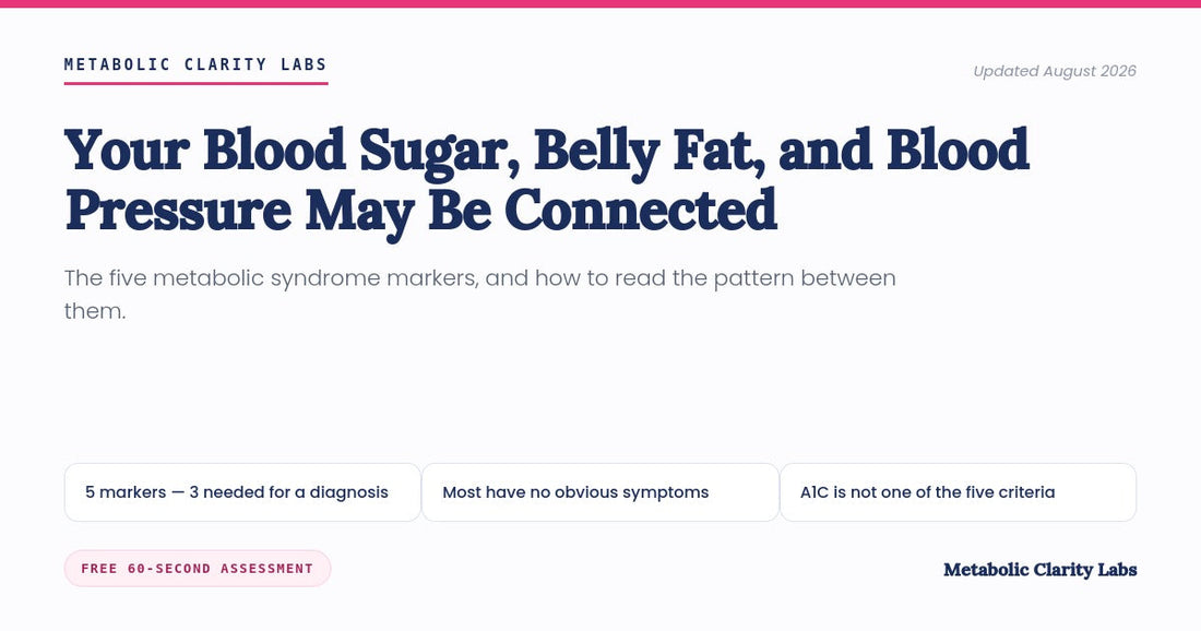 Your Blood Sugar, Belly Fat, and Blood Pressure May Be Connected