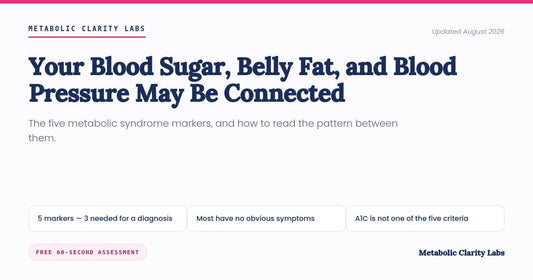 Your Blood Sugar, Belly Fat, and Blood Pressure May Be Connected